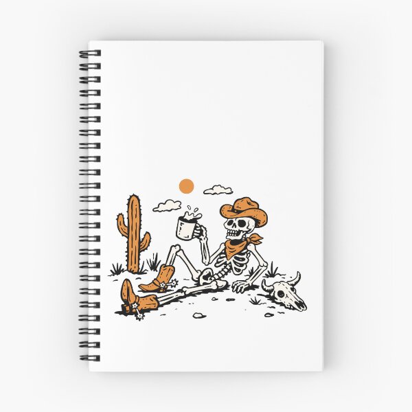 Item preview, Cowboy Skeleton Desert Western Coffee Design designed and sold by trajeado14.