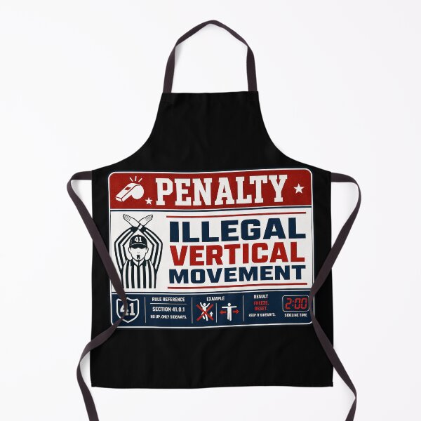 Item preview, 41 (forty-ooooone) SIDEWAYS SOCIETY COLLECTION - SPORTS - Penalty Illegal Vertical Movement designed and sold by WheelieGdArt.