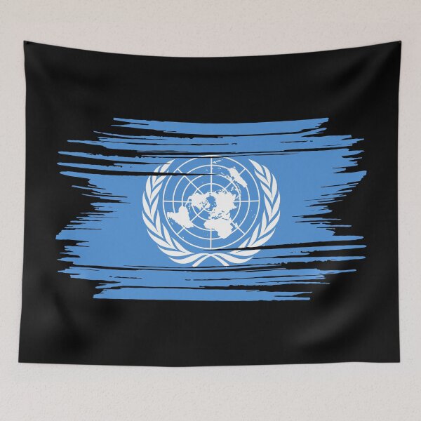 Item preview, Distressed United Nations Flag UN designed and sold by shitpostee.