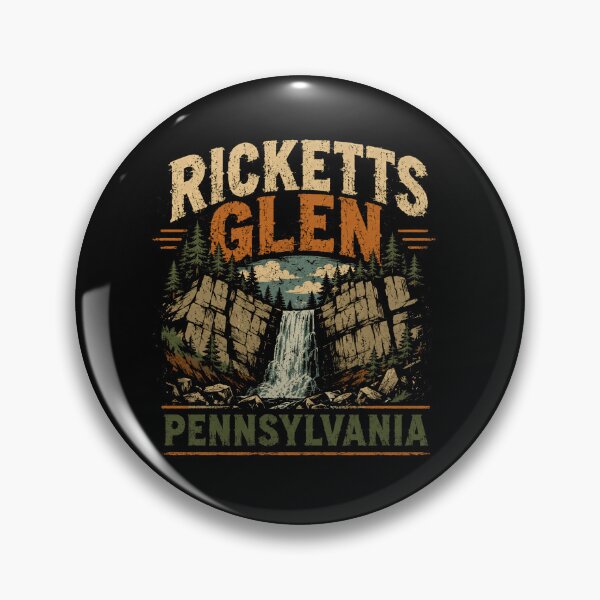 Item preview, Ricketts Glen Pennsylvania State Park Hiking Waterfall Traveler designed and sold by SkeletonsDanger.