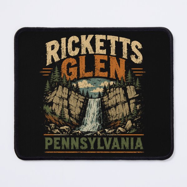 Item preview, Ricketts Glen Pennsylvania State Park Hiking Waterfall Traveler designed and sold by SkeletonsDanger.