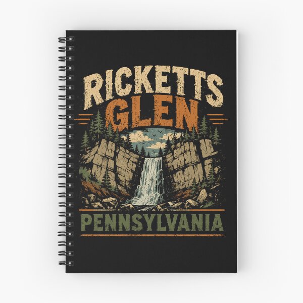 Item preview, Ricketts Glen Pennsylvania State Park Hiking Waterfall Traveler designed and sold by SkeletonsDanger.