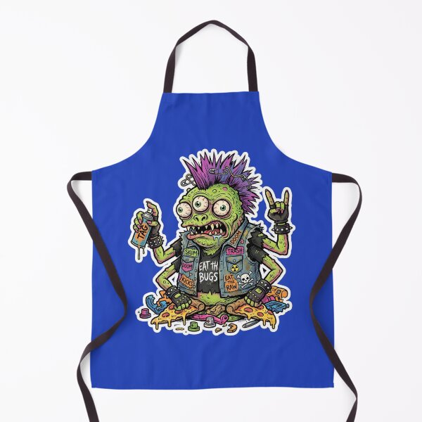 Item preview, Punk Zombie Monster Sticker | Weird Horror Cartoon | Gothic Graffiti Art | Halloween Creepy Creature | Alternative Punk Rock Design designed and sold by Bhaskar Digital Art.