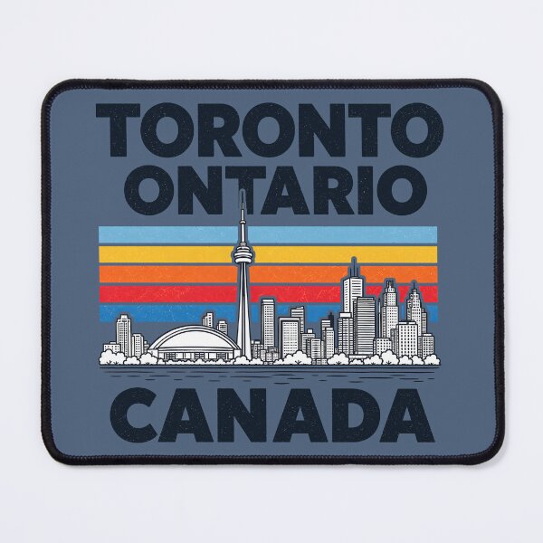 Item preview, Toronto Ontario Canada Minimalist Skyline Retro Colors designed and sold by HowToCanadian.