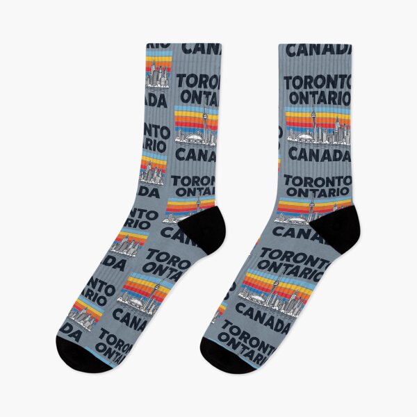 Item preview, Toronto Ontario Canada Minimalist Skyline Retro Colors designed and sold by HowToCanadian.