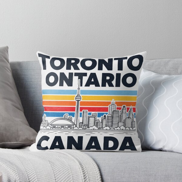 Item preview, Toronto Ontario Canada Minimalist Skyline Retro Colors designed and sold by HowToCanadian.