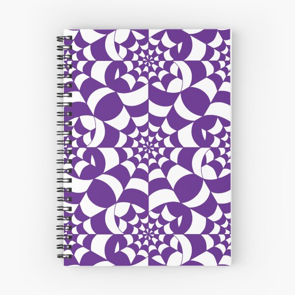 Item preview,  Mesmerising Web -  Purple and White Spider Web Halloween Pattern  designed and sold by BlackthornDsign.