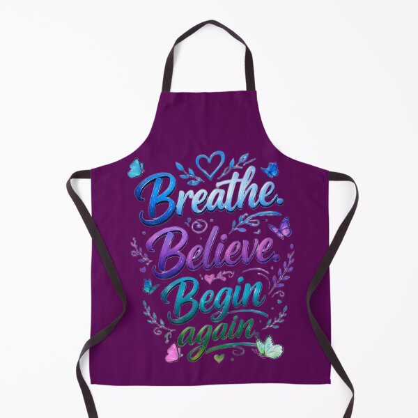 Item preview, Mind and Wellness quote-Breathe Believe Begin Again designed and sold by Brewgoodness.