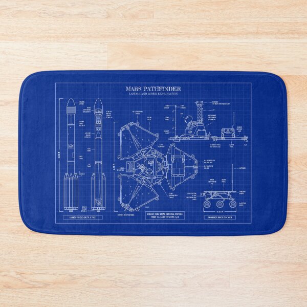 Item preview, Mars Pathfinder. Lander and Rover Exploration (Blueprint) designed and sold by BGALAXY.