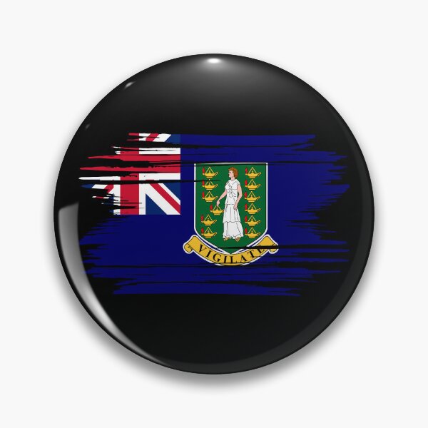 Item preview, Distressed British Virgin Islands Flag VG designed and sold by shitpostee.
