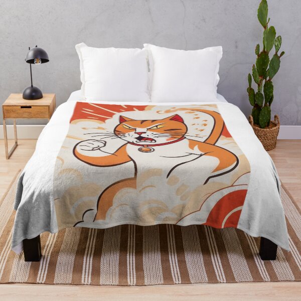 Item preview, Art - Stylized Aggressive Feline, Expressive Manga Portrait designed and sold by World-Pets.