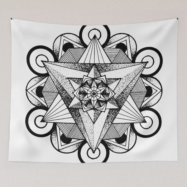 Artikelvorschau, Handgezeichnetes Mandala der heiligen Geometrie entworfen und verkauft von Palash Geometric .