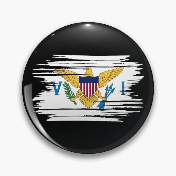 Item preview, Distressed United States Virgin Islands Flag VI designed and sold by shitpostee.