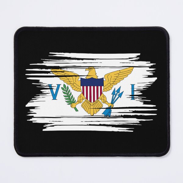 Item preview, Distressed United States Virgin Islands Flag VI designed and sold by shitpostee.