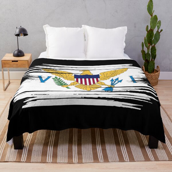 Item preview, Distressed United States Virgin Islands Flag VI designed and sold by shitpostee.