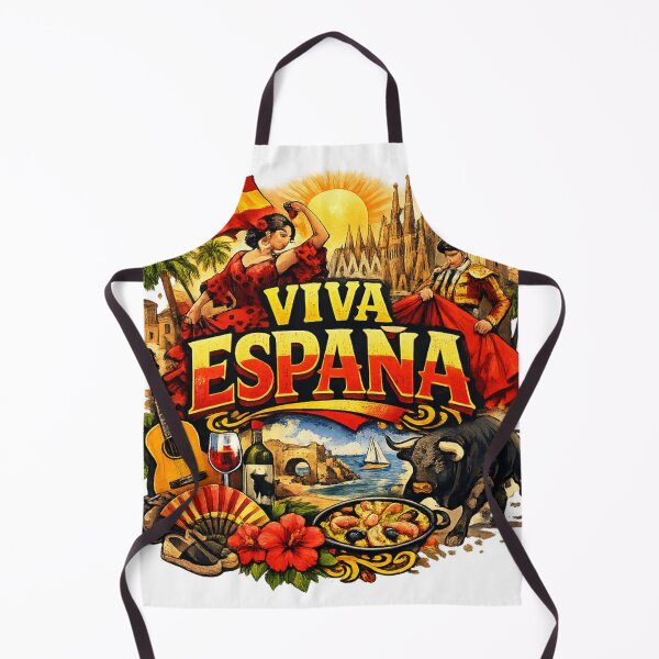 Item preview, Viva España – Colorful Spanish Spirit T-Shirt designed and sold by Countries&Cities Shop.