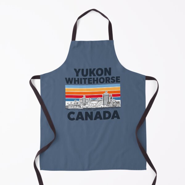 Item preview, Yukon Whitehorse Canada Minimalist Skyline Retro Colors designed and sold by HowToCanadian.
