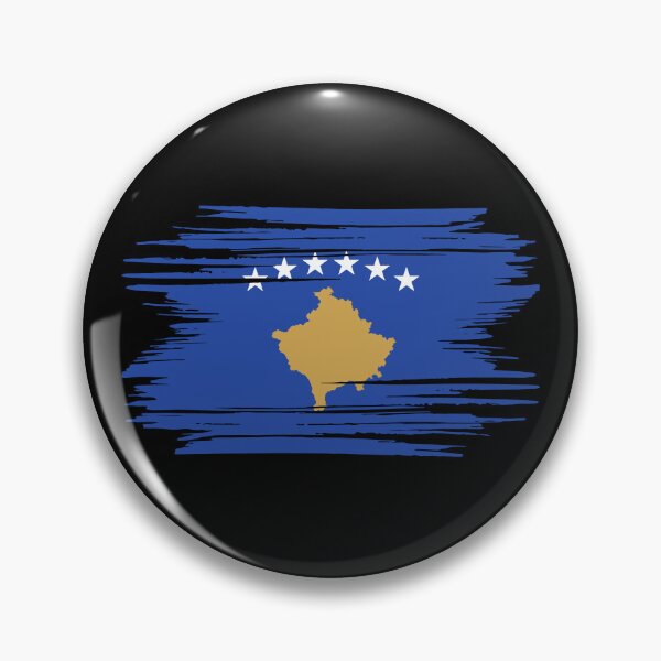 Item preview, Distressed Kosovo Flag XK designed and sold by shitpostee.