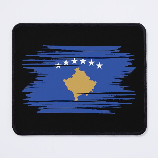 Item preview, Distressed Kosovo Flag XK designed and sold by shitpostee.