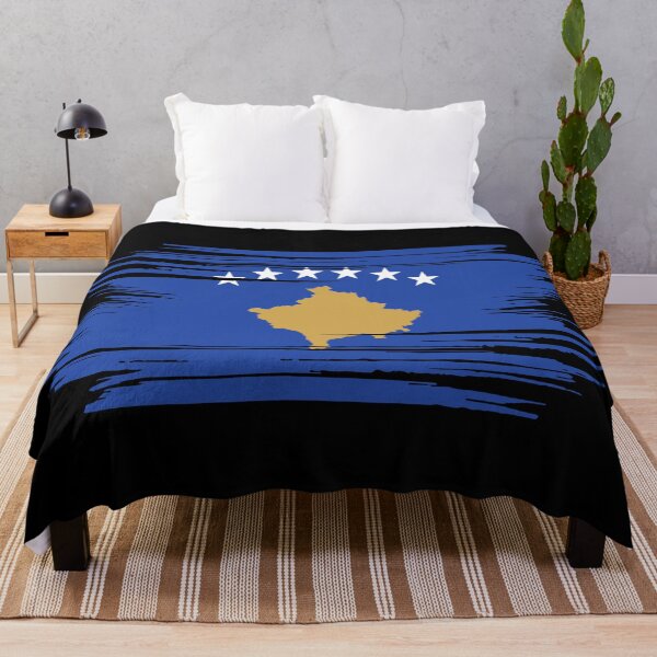 Item preview, Distressed Kosovo Flag XK designed and sold by shitpostee.