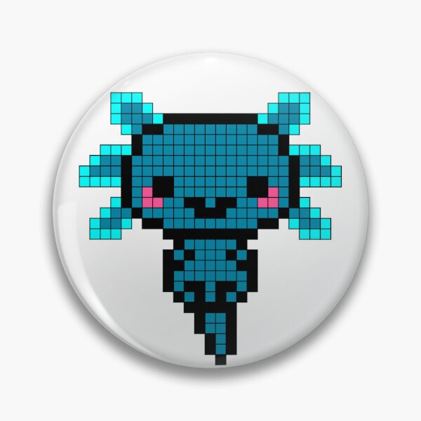 Artikelvorschau, PixelArt Axolotl entworfen und verkauft von MikkySketch.