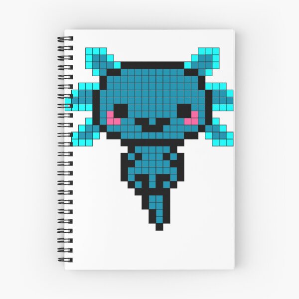 Artikelvorschau, PixelArt Axolotl entworfen und verkauft von MikkySketch.