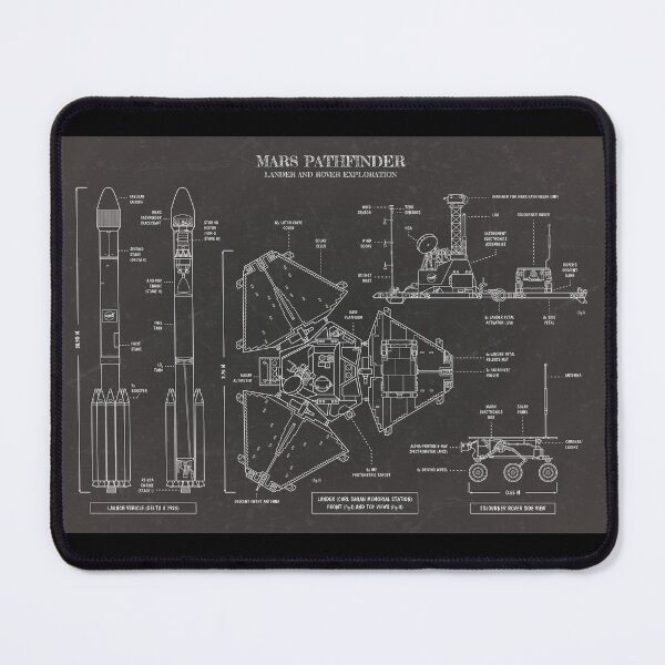 Item preview, Mars Pathfinder. Lander and Rover Exploration (Blackboard) designed and sold by BGALAXY.