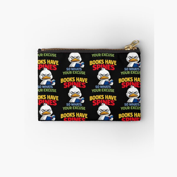 Item preview, Books Have Spines So What's Your Excuse Funny Duck designed and sold by TeeTimeTreasure.