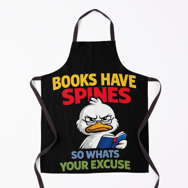 Item preview, Books Have Spines So What's Your Excuse Funny Duck designed and sold by TeeTimeTreasure.