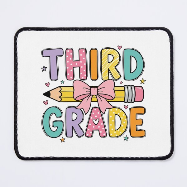 Item preview, Cute Third Grade Teacher Back to School Pencil Bow designed and sold by raedattia.