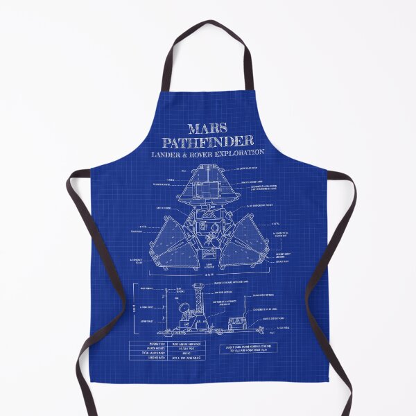 Item preview, Mars Pathfinder Lander and Sojourner Rover (Blueprint. Vertical) designed and sold by BGALAXY.