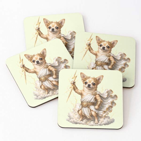 Item preview, Zeus Chihuahua God of Thunder designed and sold by Skyrocketz.