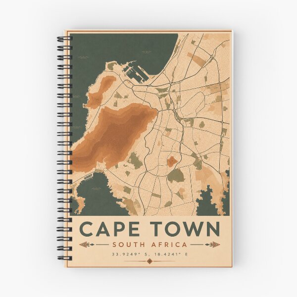 Item preview, Cape Town Minimalist City Map designed and sold by Furflix.
