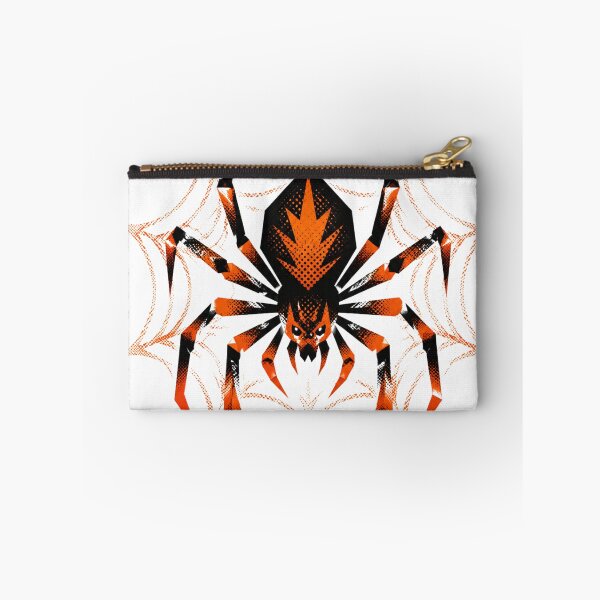 Item preview, Spooky Orange Halftone Spider Web Art designed and sold by xMErCUrY03x.
