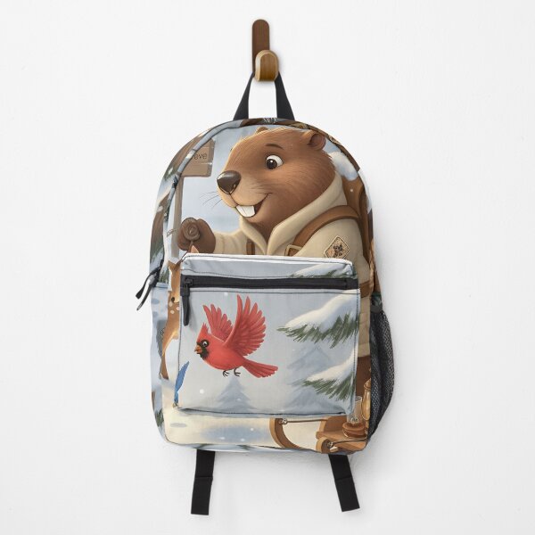 Item preview, Happy Beaver Adventures – Winter Wildlife Rescue designed and sold by Clothes With Smiling Animals Walt Gral.
