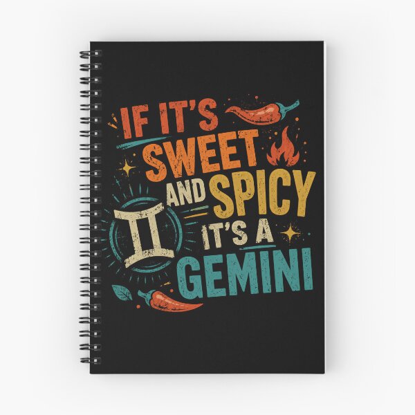 Item preview, If It's Sweet And Spicy It's A Gemini Zodiac Sign Astrology designed and sold by SkeletonsDanger.
