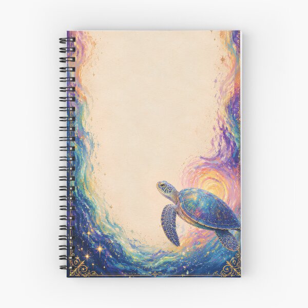 Item preview, Cosmic Galaxy Sea Turtle Watercolor Frame designed and sold by pencil-art98.