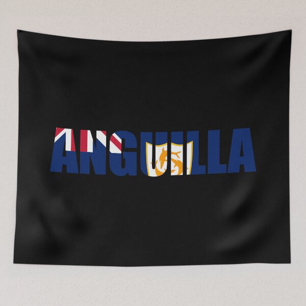 Item preview, Anguilla Flag AI designed and sold by shitpostee.