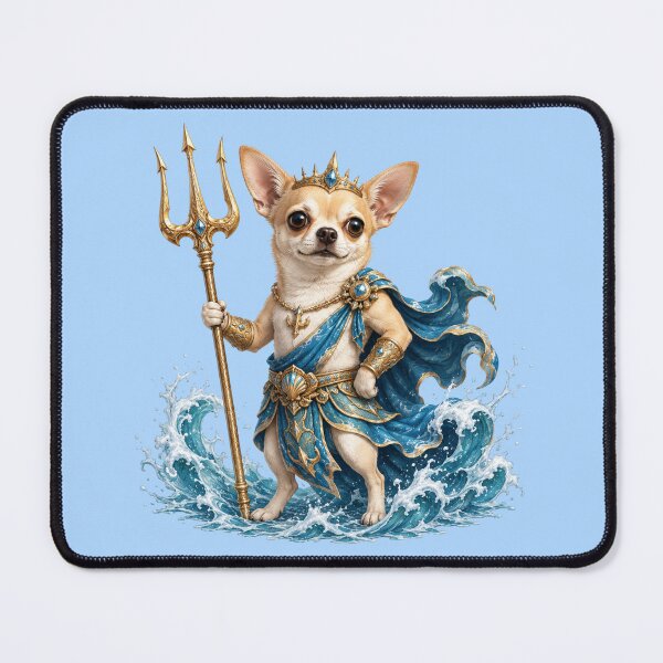 Item preview, Poseidon Chihuahua God of the Sea designed and sold by Skyrocketz.