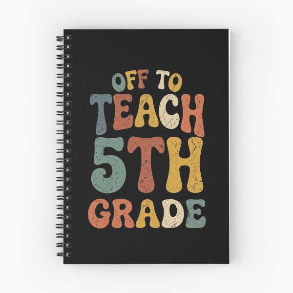 Item preview, Off To Teach 5th Grade - Retro Groovy Teacher designed and sold by ViralVector.