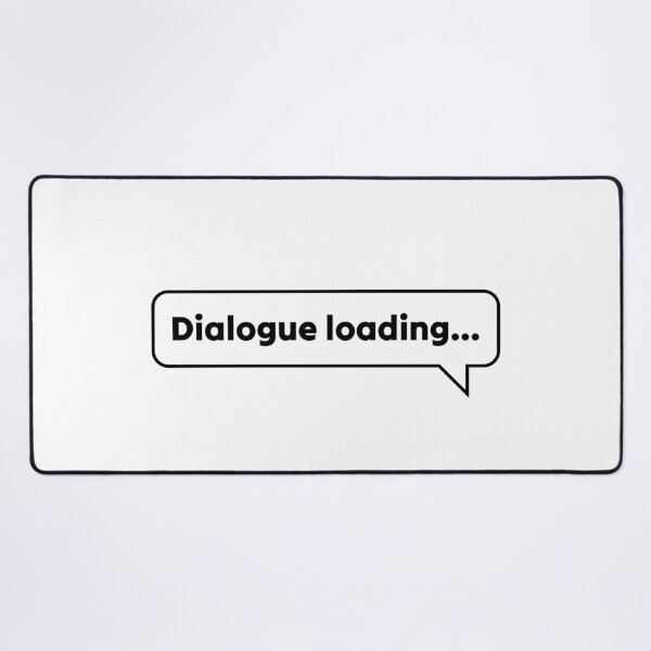Item preview, Dialogue loading... (Black) designed and sold by SteveesArt.
