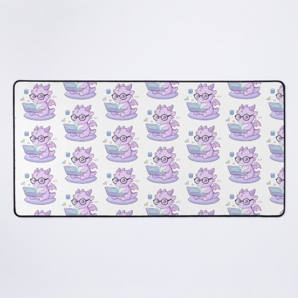 Item preview, Cute Coder Baby Dragon Programming designed and sold by StoneByTheMoon.