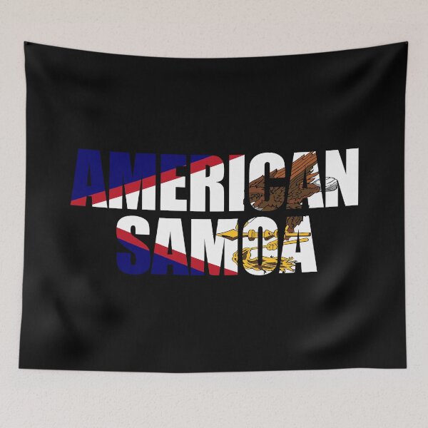 Item preview, American Samoa Flag AS designed and sold by shitpostee.
