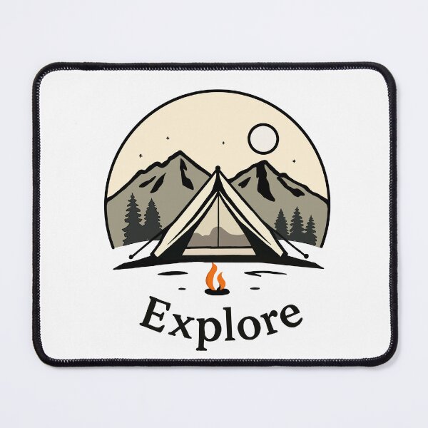 Item preview, Wild camping designed and sold by The Curious Cow.