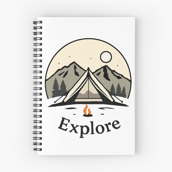 Item preview, Wild camping designed and sold by The Curious Cow.