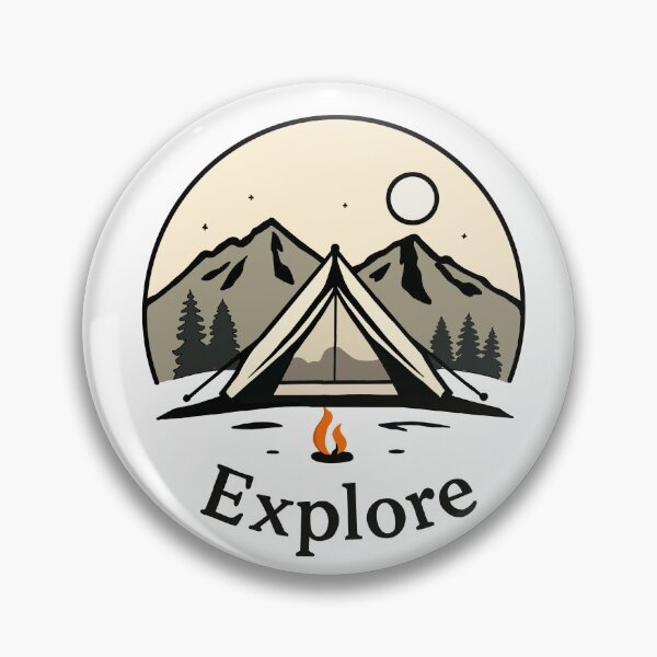 Item preview, Wild camping designed and sold by The Curious Cow.
