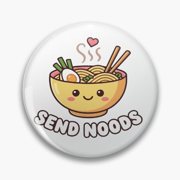 Item preview, Send Noods Cute Kawaii Ramen Sticker designed and sold by Charul2dartist.