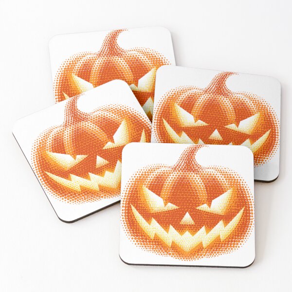 Artikelvorschau, Leuchtender Halbton-Jack-O-Lantern-Kürbis entworfen und verkauft von xMErCUrY03x.