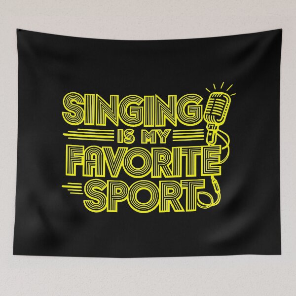 Item preview, Singing Is My Favorite Sport,Singing Lover designed and sold by CloudyPress.