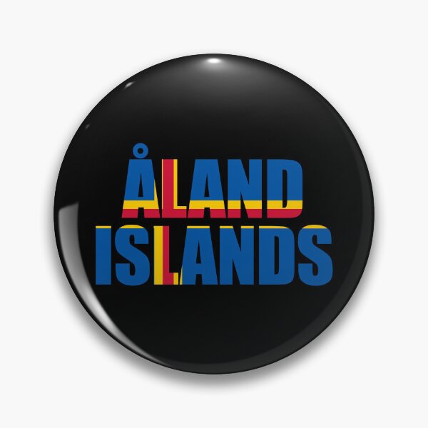 Item preview, Åland Islands Flag AX designed and sold by shitpostee.